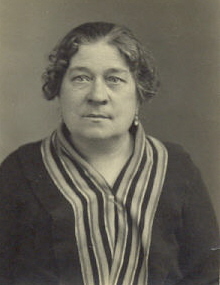 Date 1935 : Marie Chausseret soeur de Maria Chausseret